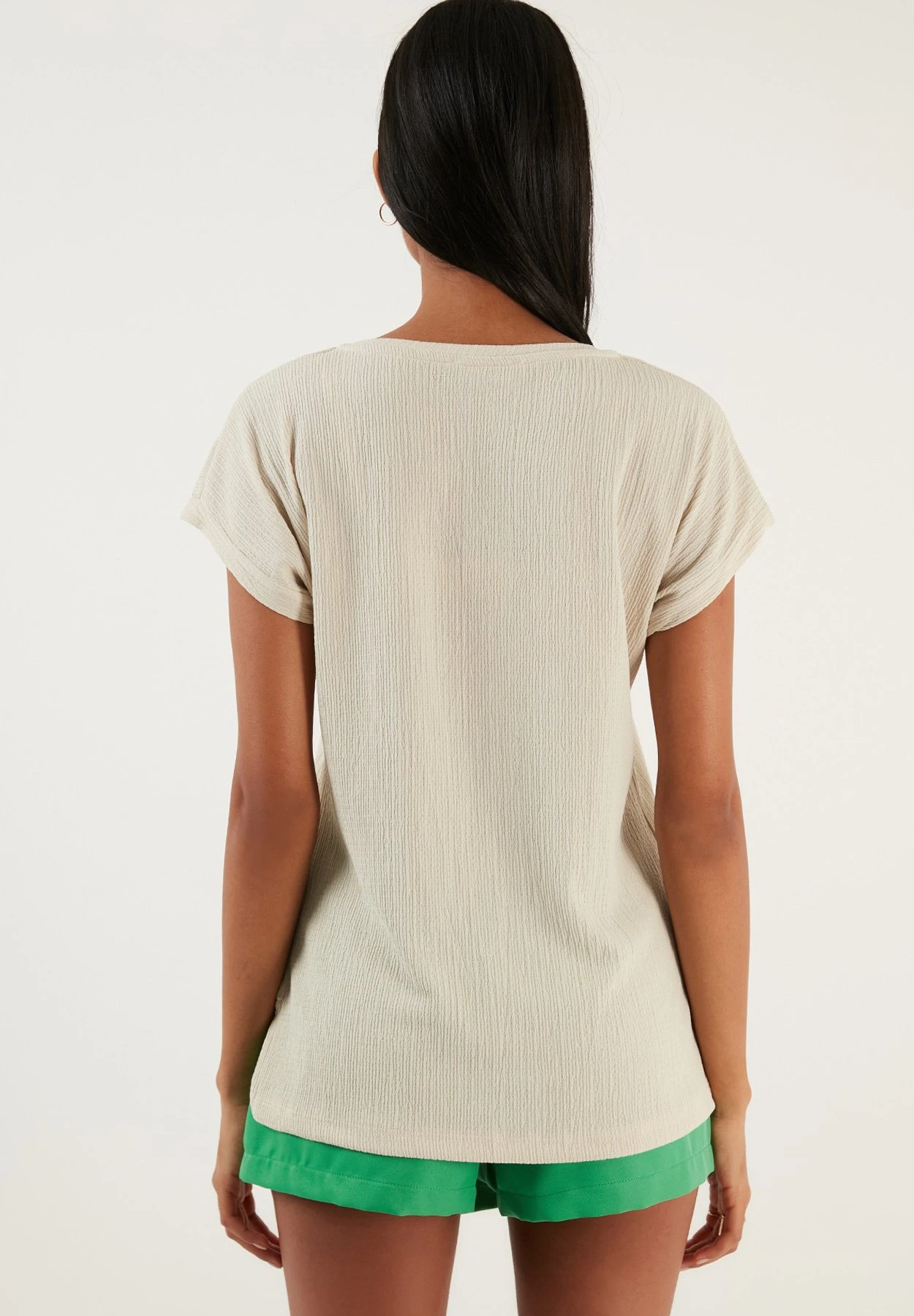 LELA Regular Fit - Blusa - Stone - Imagen 3