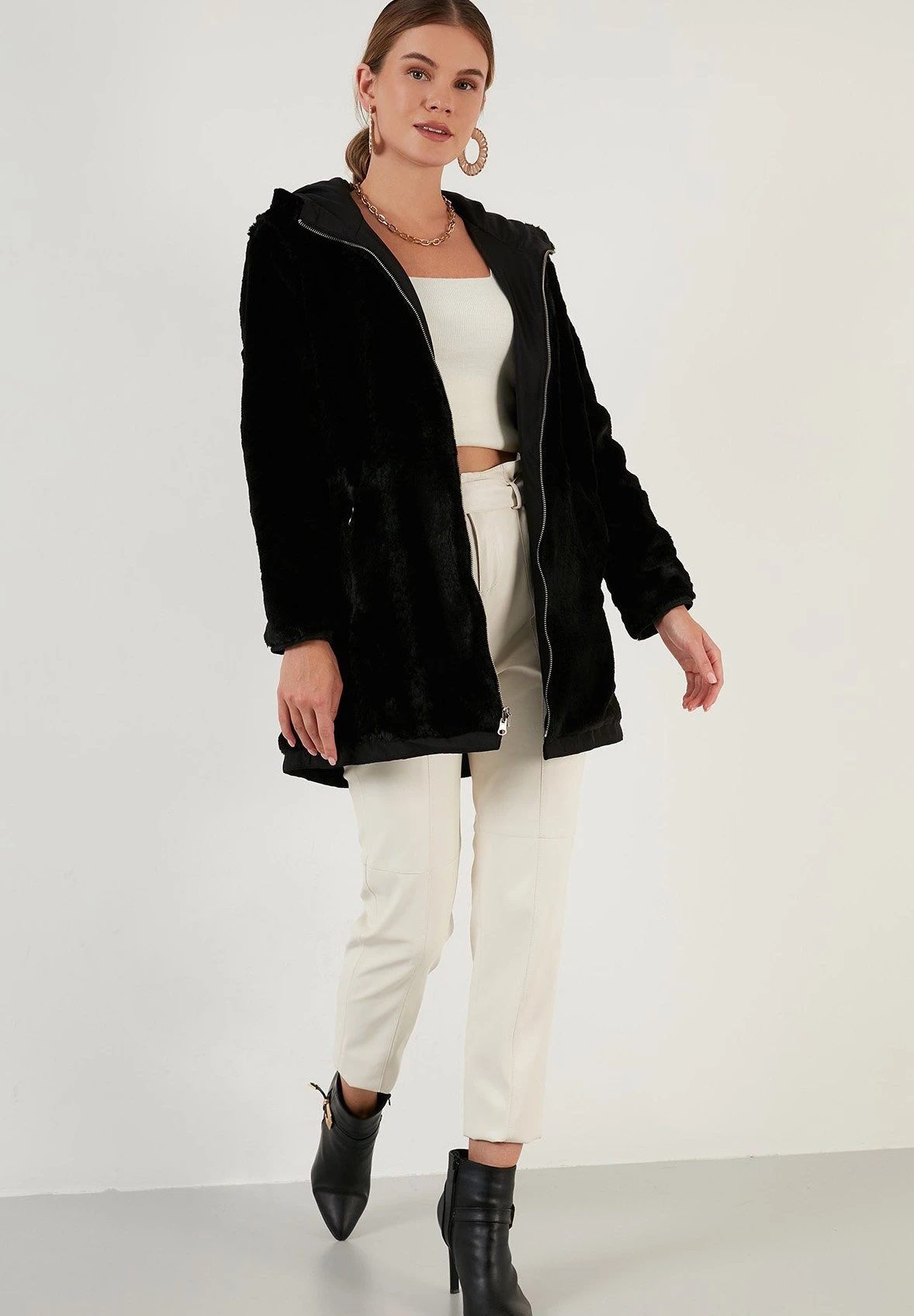 LELA Regular Fit Reversible - Abrigo De Invierno - Black - Imagen 2