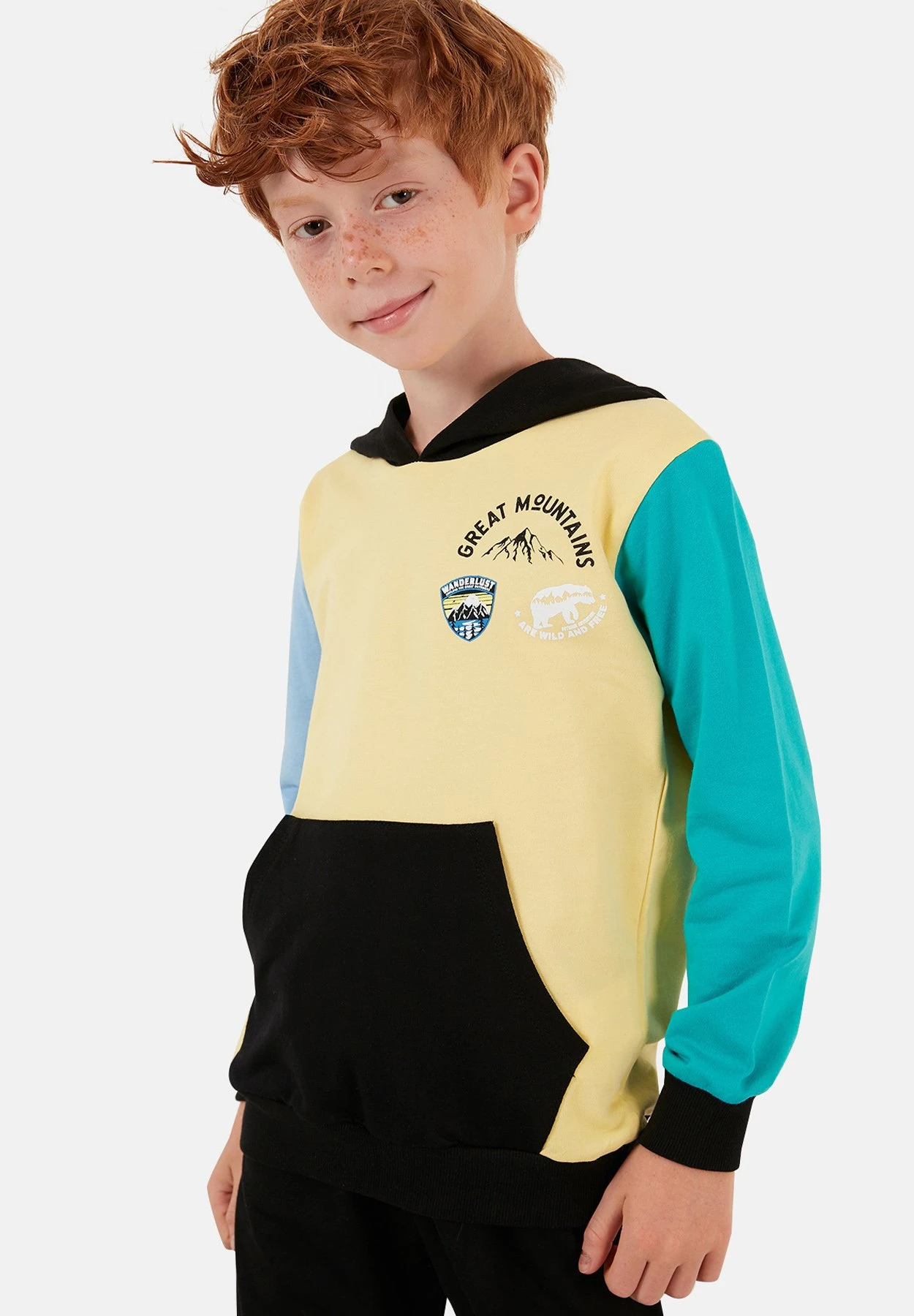 LELA Set Regular Fit - Jersey Con Capucha - Yellow - Imagen 5