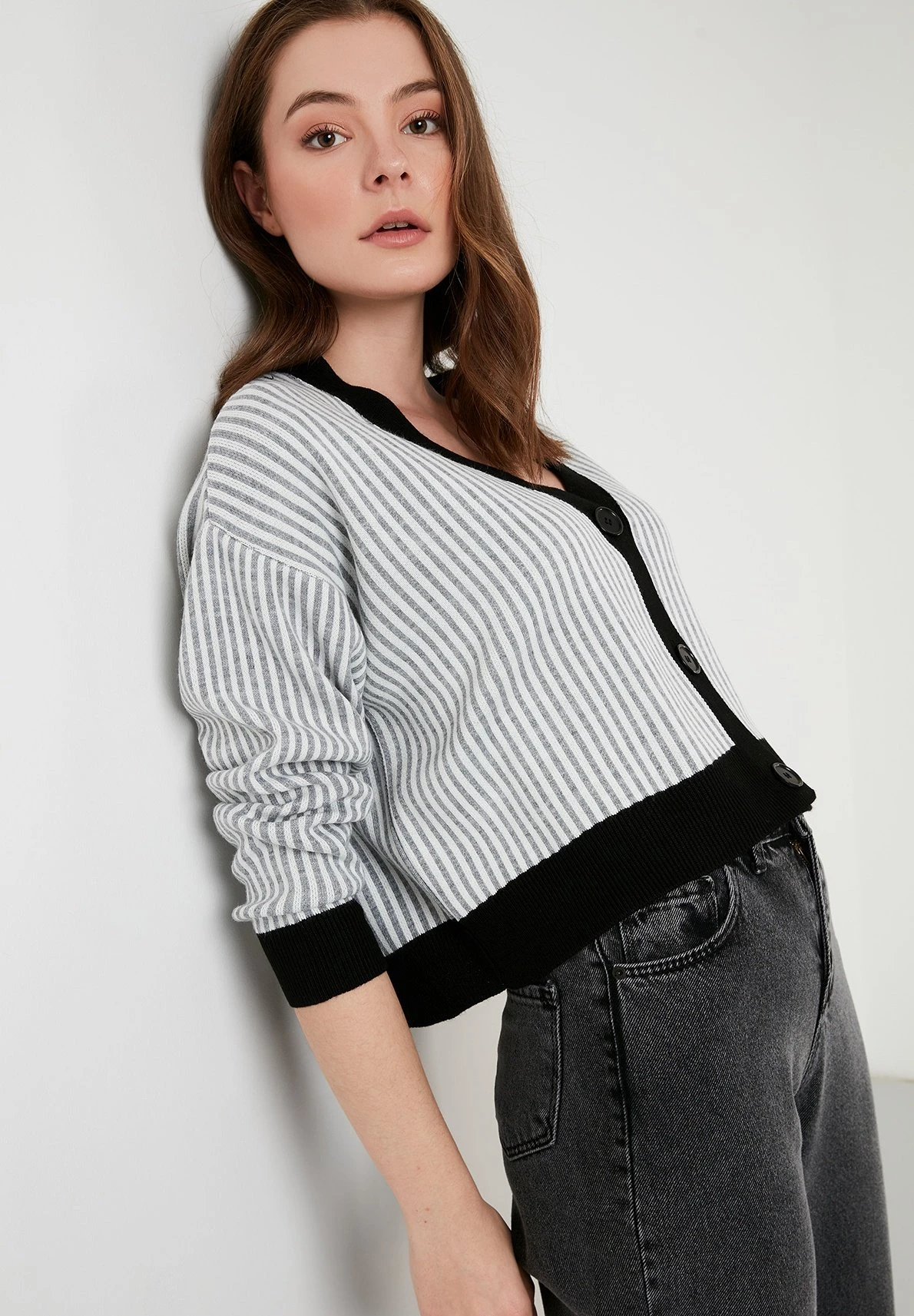 LELA Regular Fit - Chaqueta De Punto - Black - Imagen 3