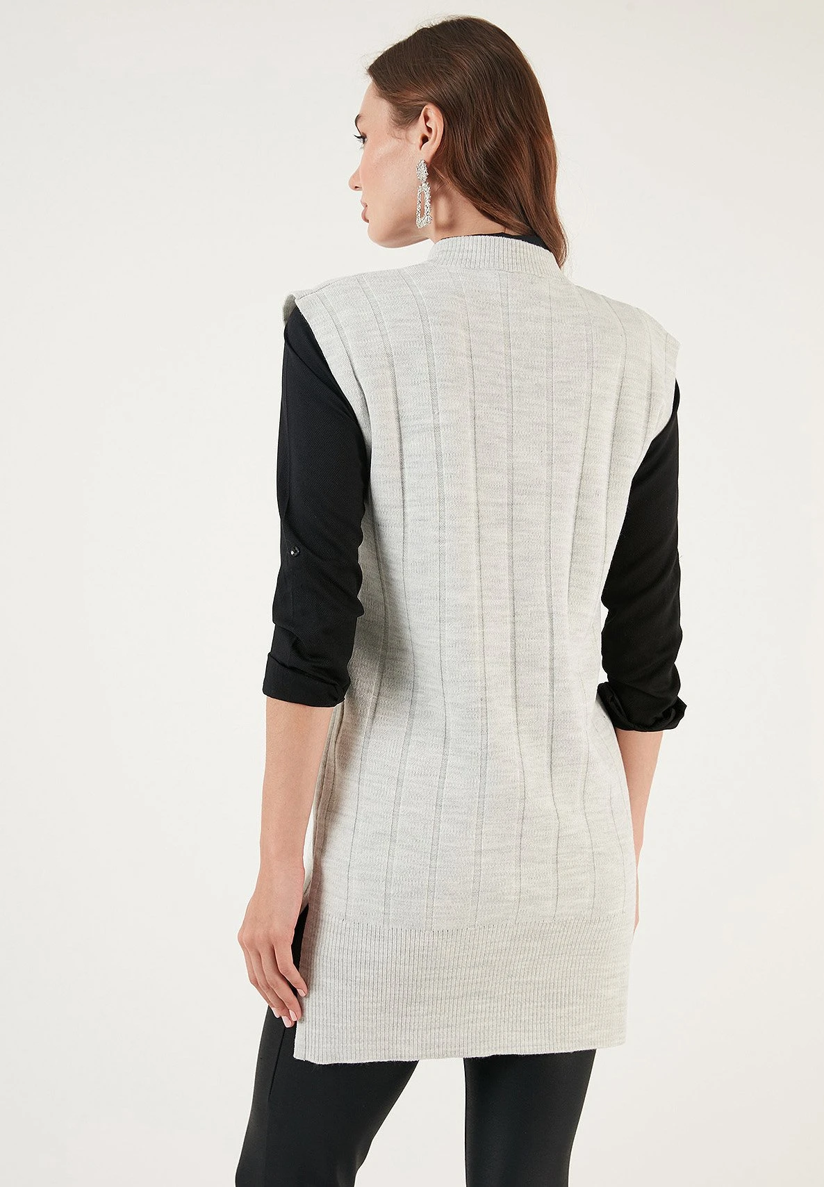 LELA Regular Fit - Camiseta Básica - Snow Grey - Imagen 2