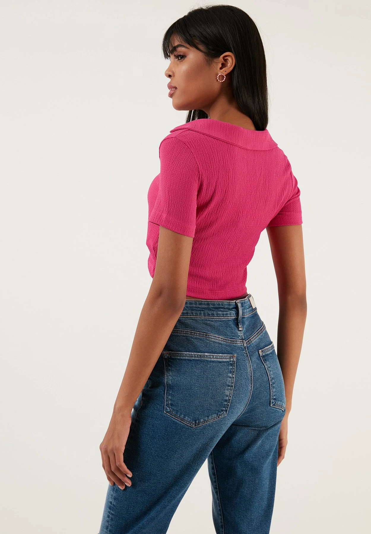 LELA Slim Fit - Blusa - Fuchsia - Imagen 3