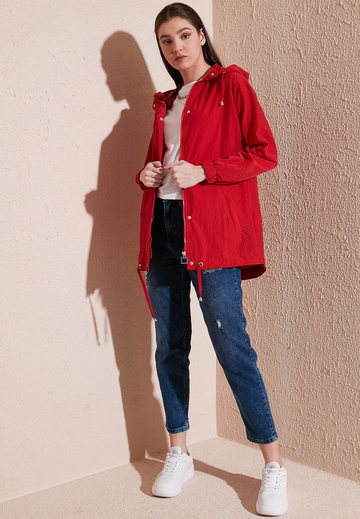 LELA Regular Fit - Parka - Red - Imagen 4