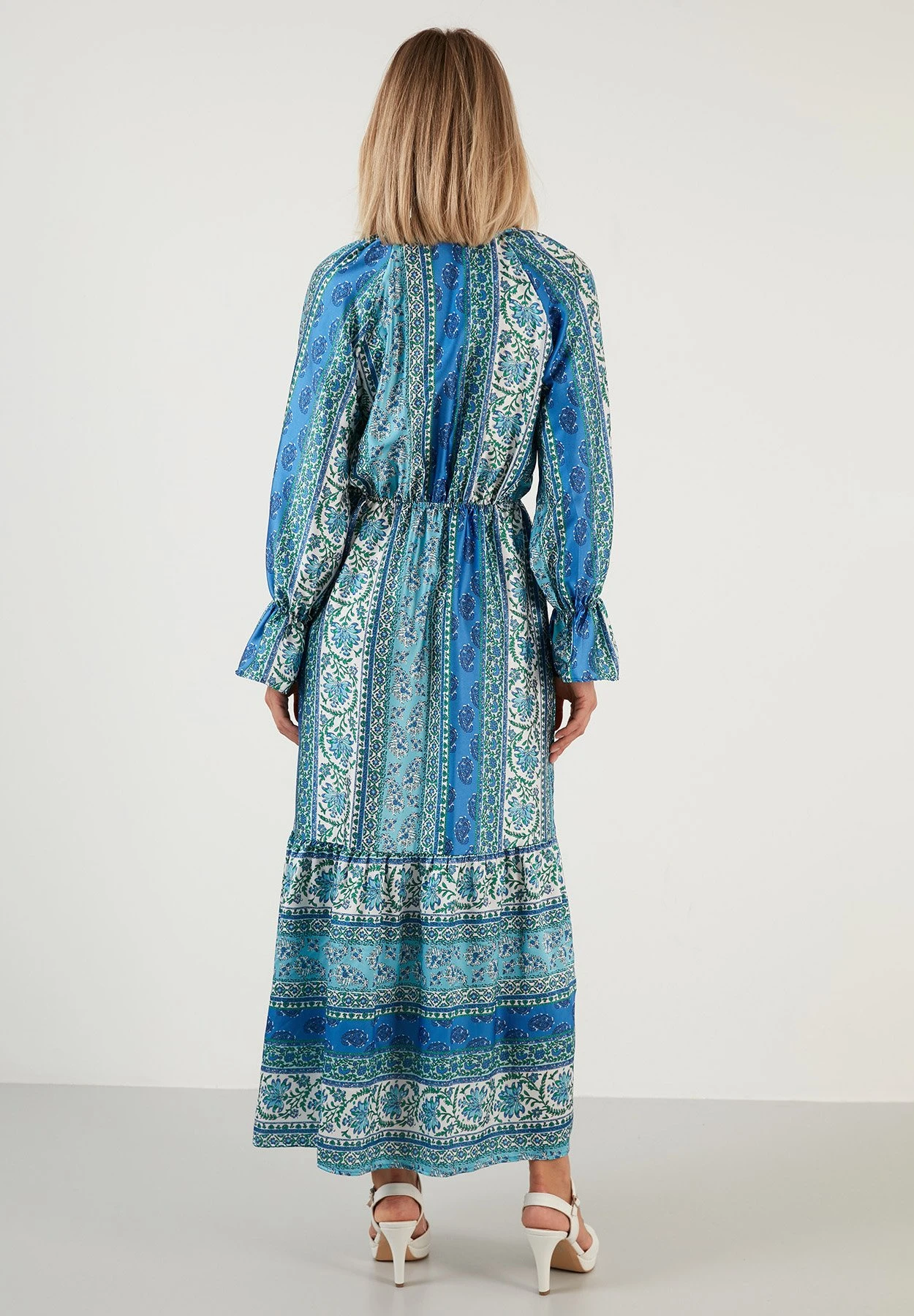 LELA Regular Fit - Vestido Largo - Blue - Imagen 3