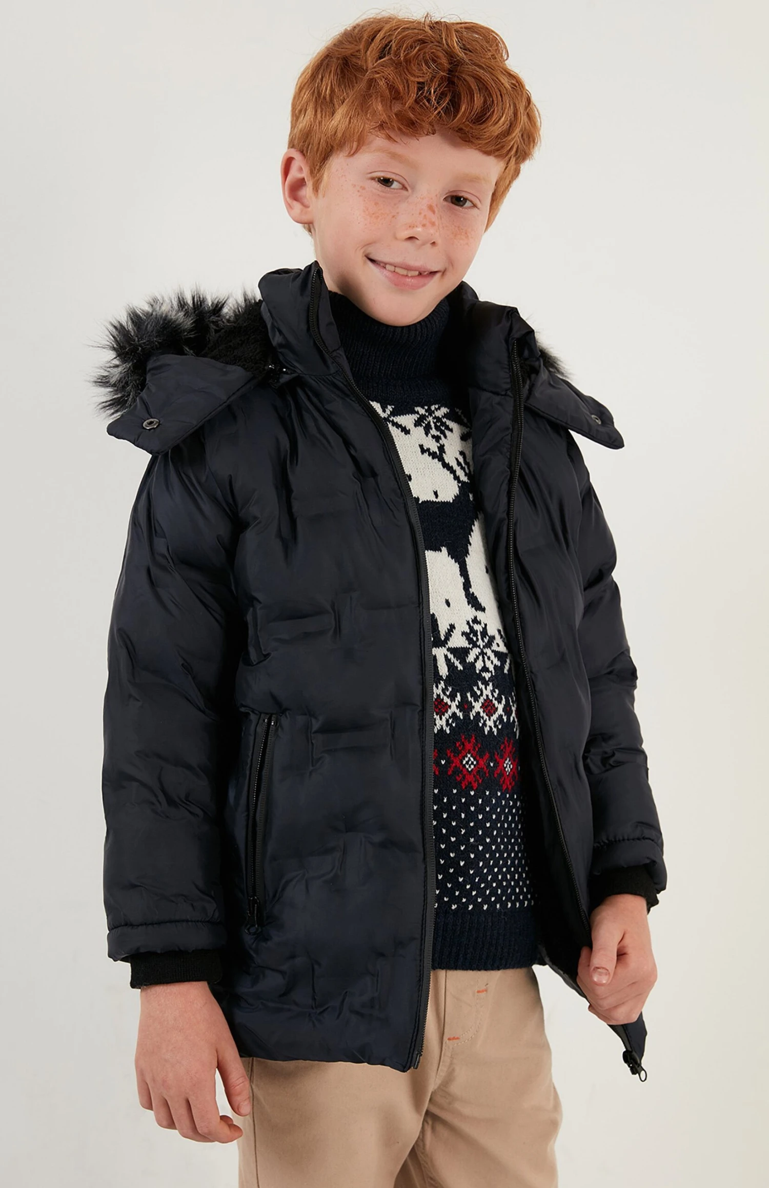 LELA Regular Fit - Abrigo De Invierno - Dark Blue - Imagen 3