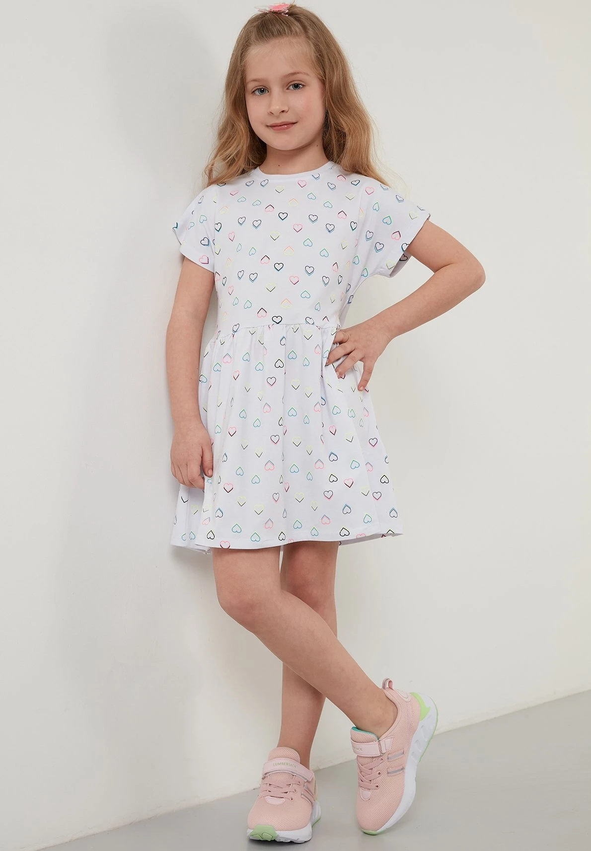 LELA Regular Fit- Vestido Informal - White - Imagen 6