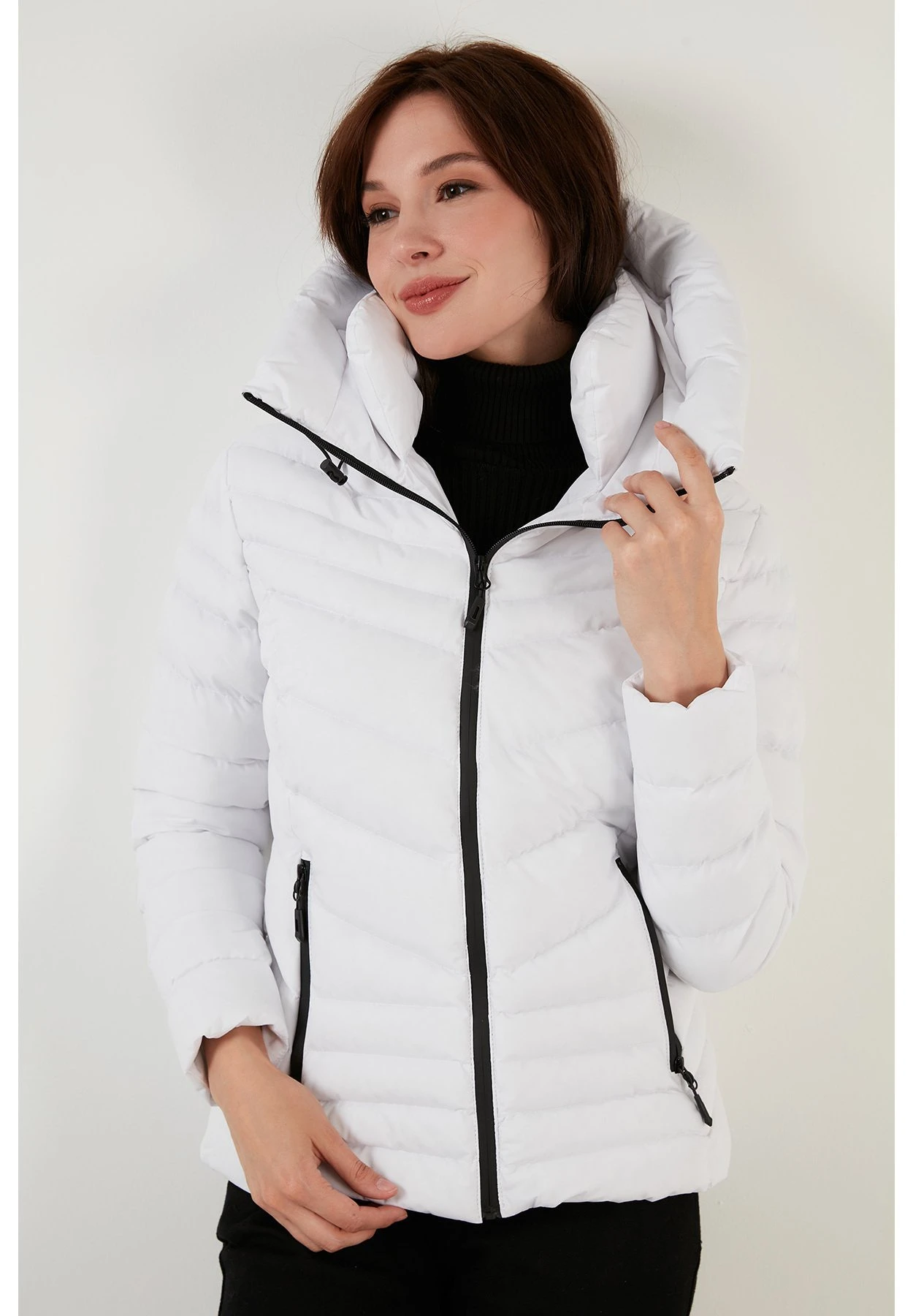 LELA Slim Fit - Chaqueta De Invierno - White - Imagen 4