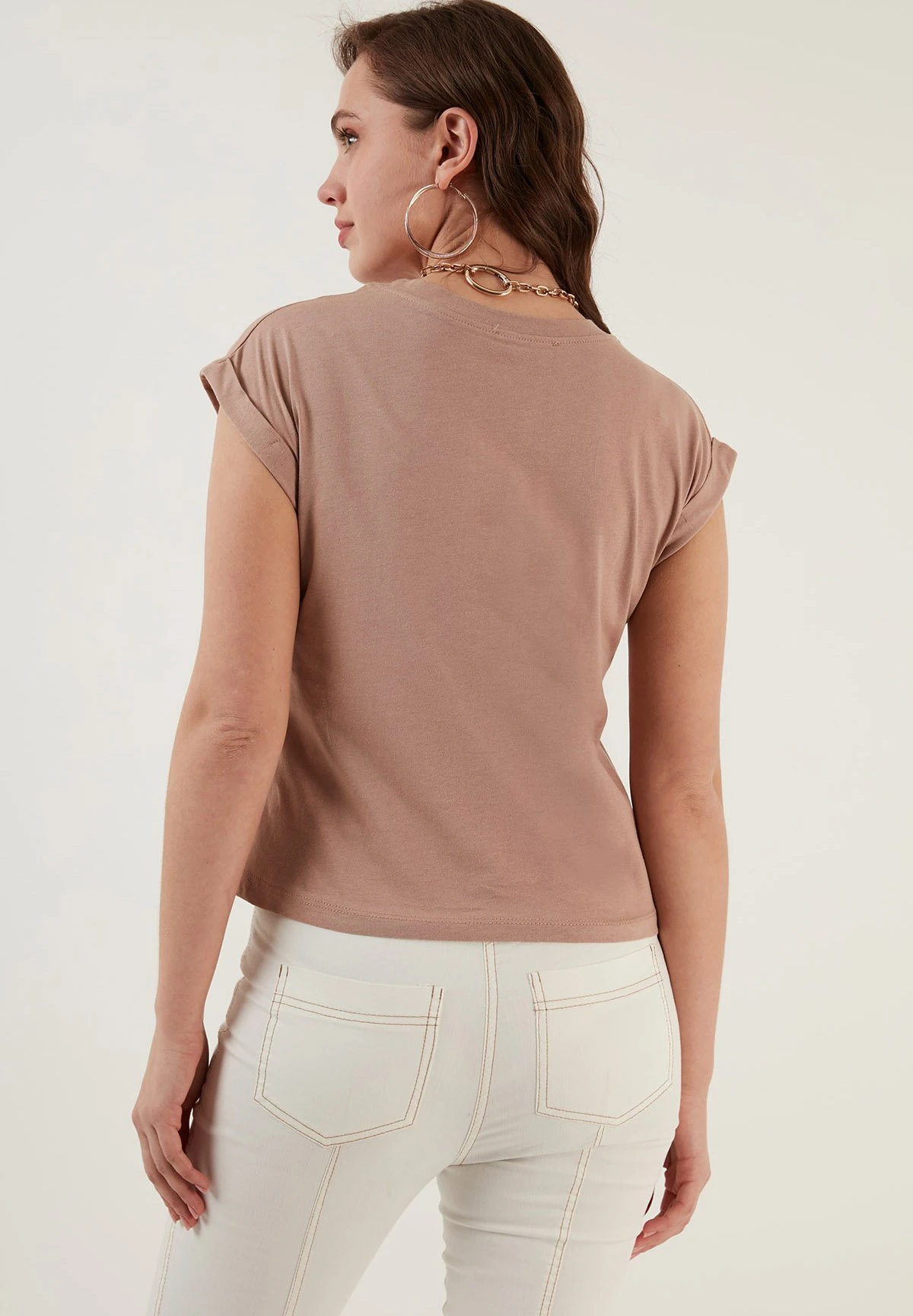 LELA Basic - Camiseta Básica - Biscuit Color - Imagen 2