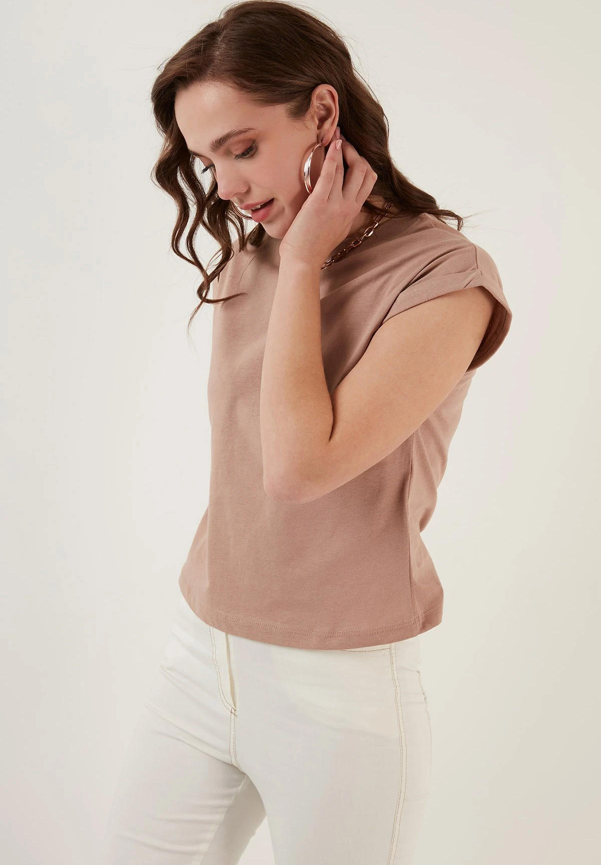 LELA Basic - Camiseta Básica - Biscuit Color - Imagen 3