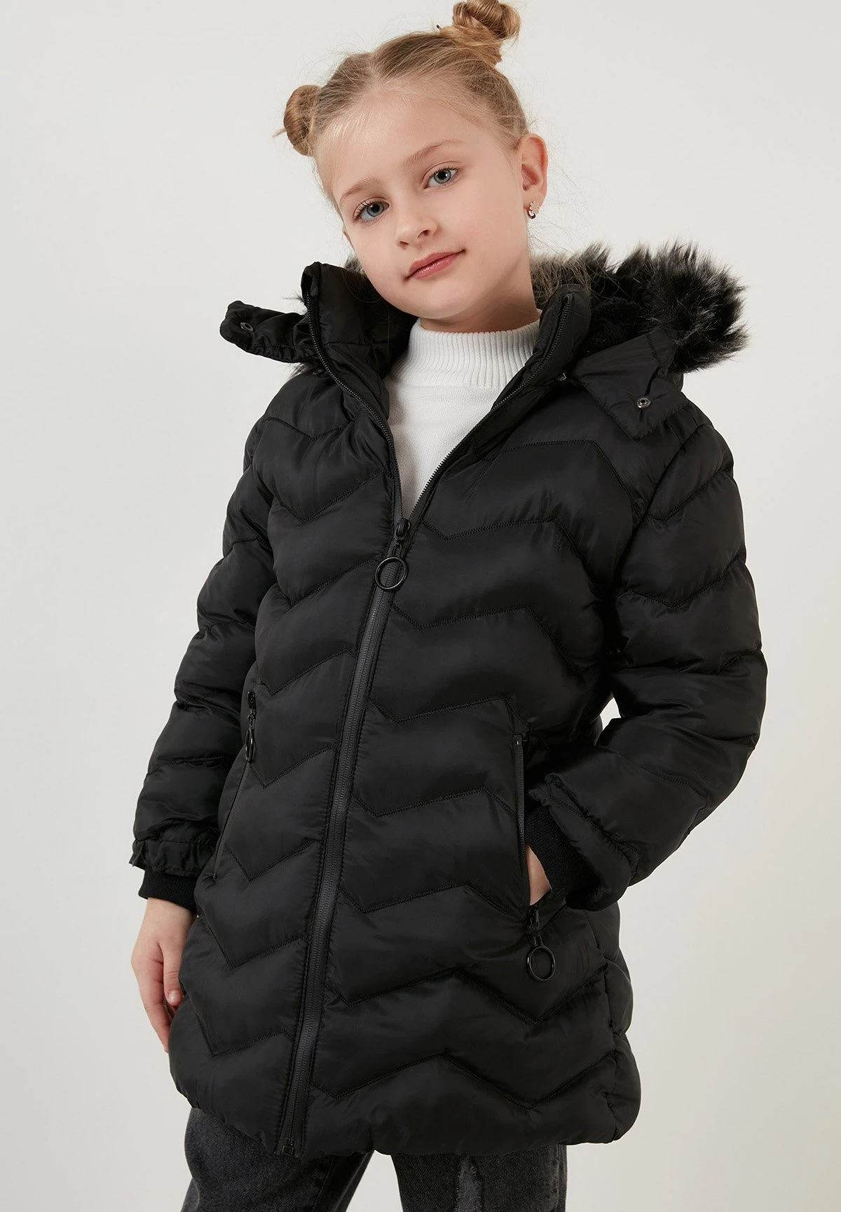 LELA Regular Fit - Abrigo De Invierno - Black - Imagen 2