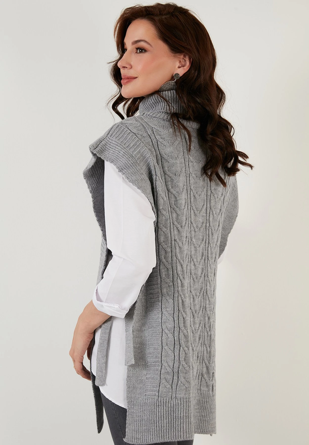 LELA Regular Fit - Jersey De Punto - Grey - Imagen 5