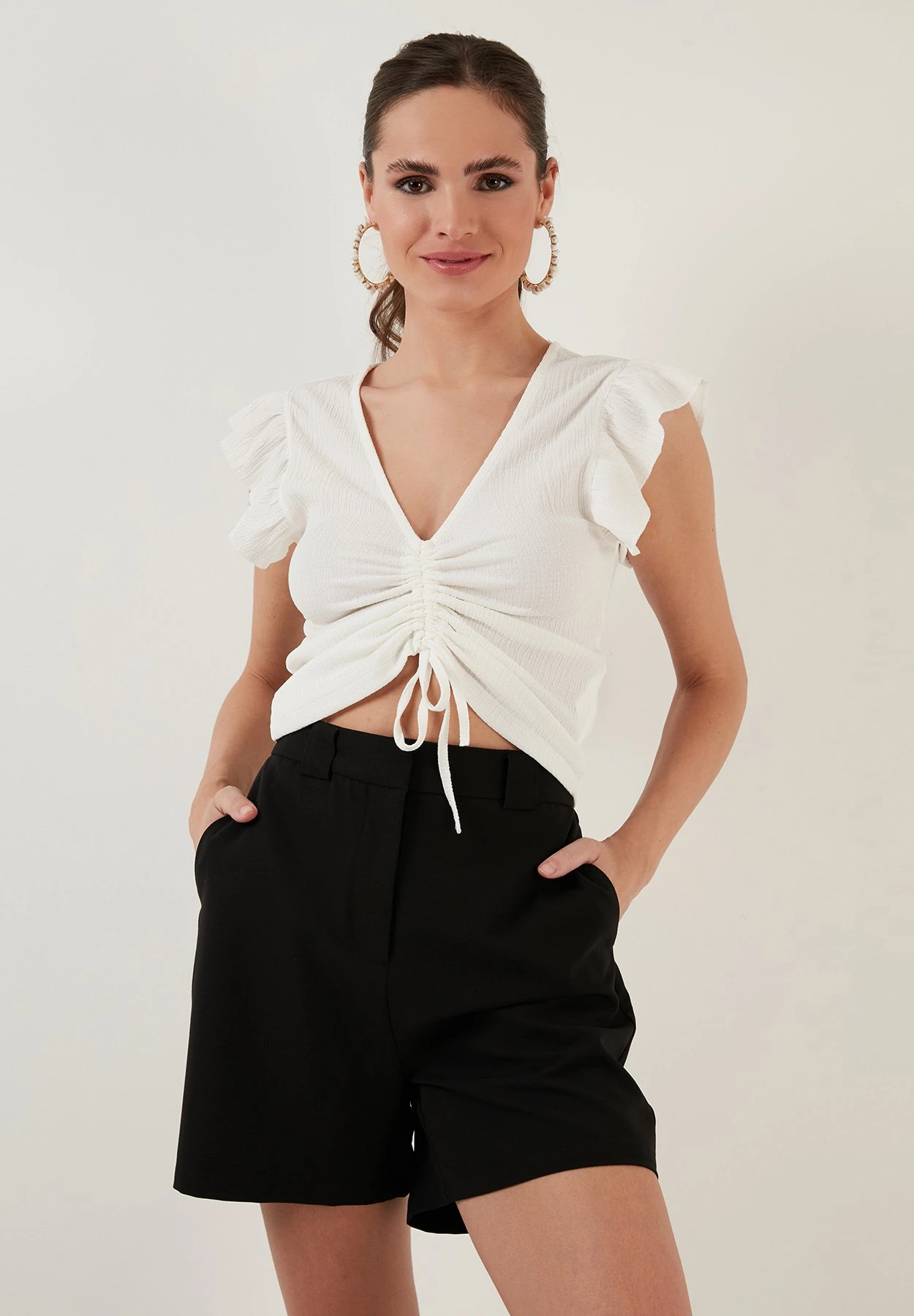 LELA Slim Fit - Blusa - White - Imagen 4