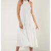 LELA Regular Fit - Vestido Informal - Ecru