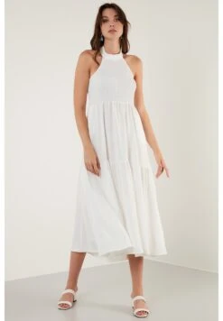 LELA Regular Fit - Vestido Informal - Ecru