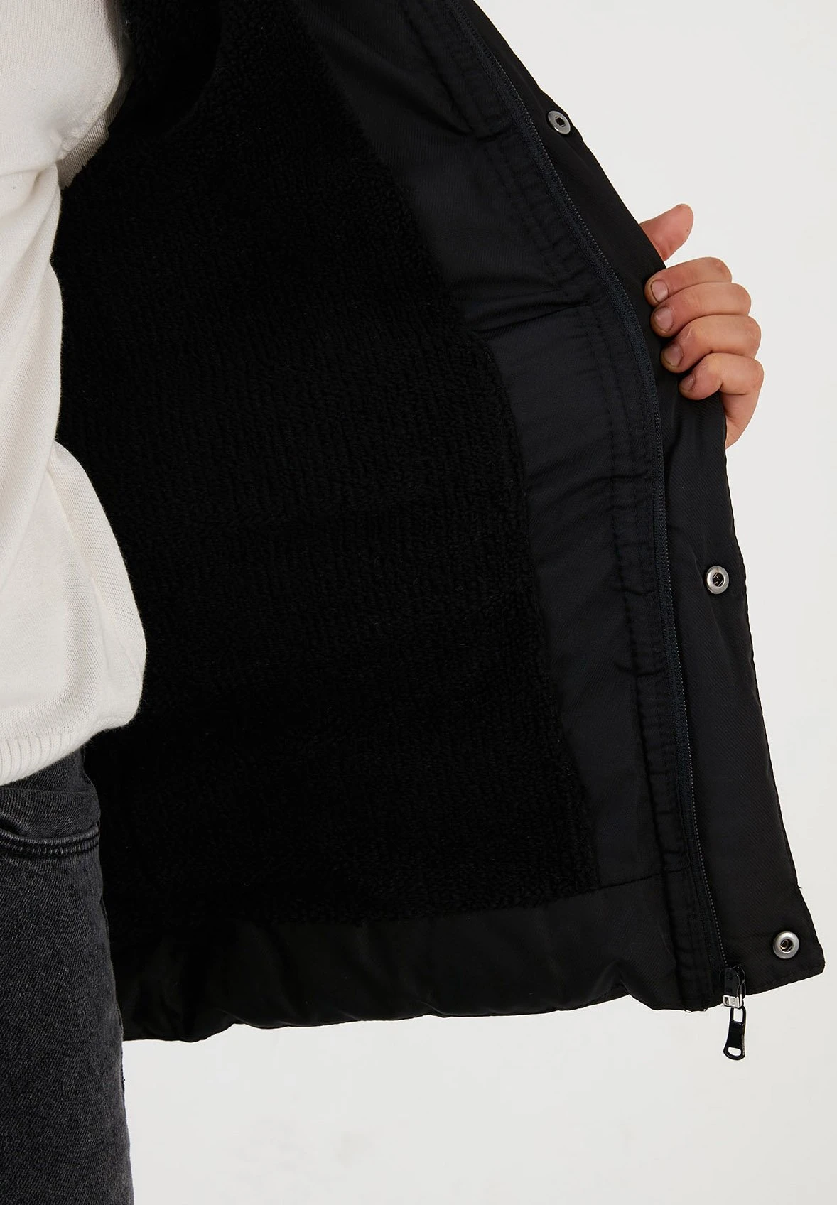 LELA Regular Fit - Abrigo De Invierno - Stone Colored-Black - Imagen 6