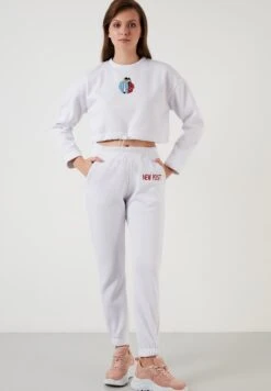 LELA Regular Fit - Chándal - White