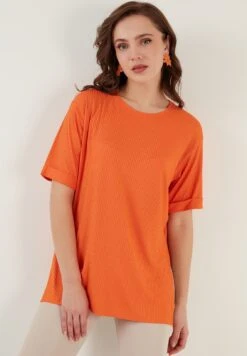 LELA Slim Fit - Blusa - Orange
