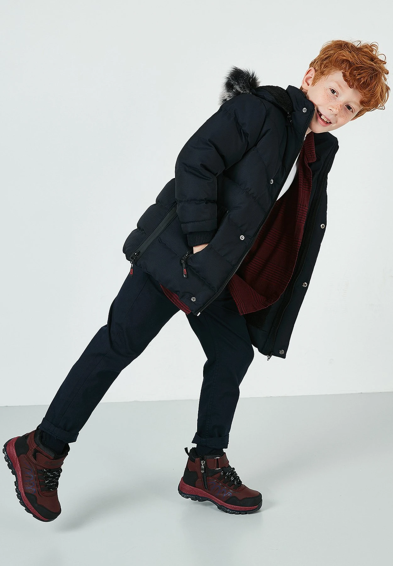 LELA Regular Fit - Abrigo De Invierno - Navy Blue