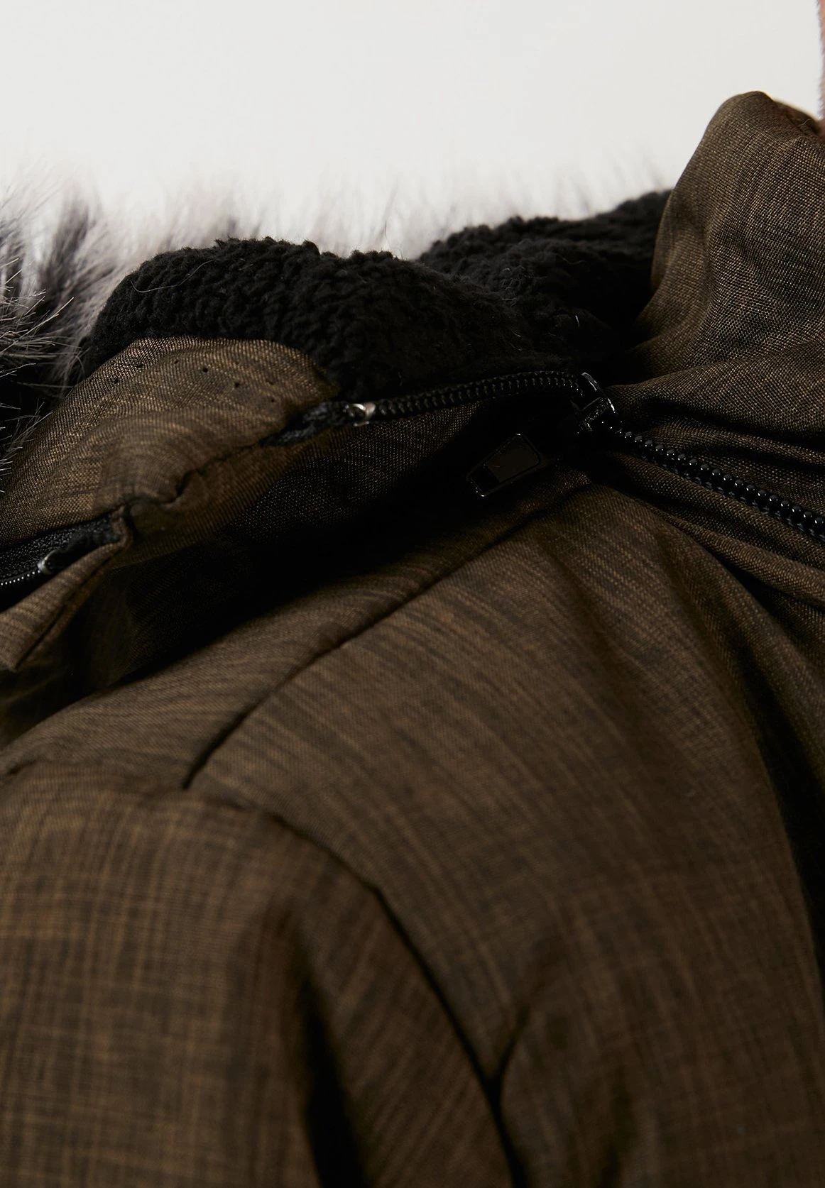 LELA Regular- Abrigo De Invierno - Khaki - Imagen 6