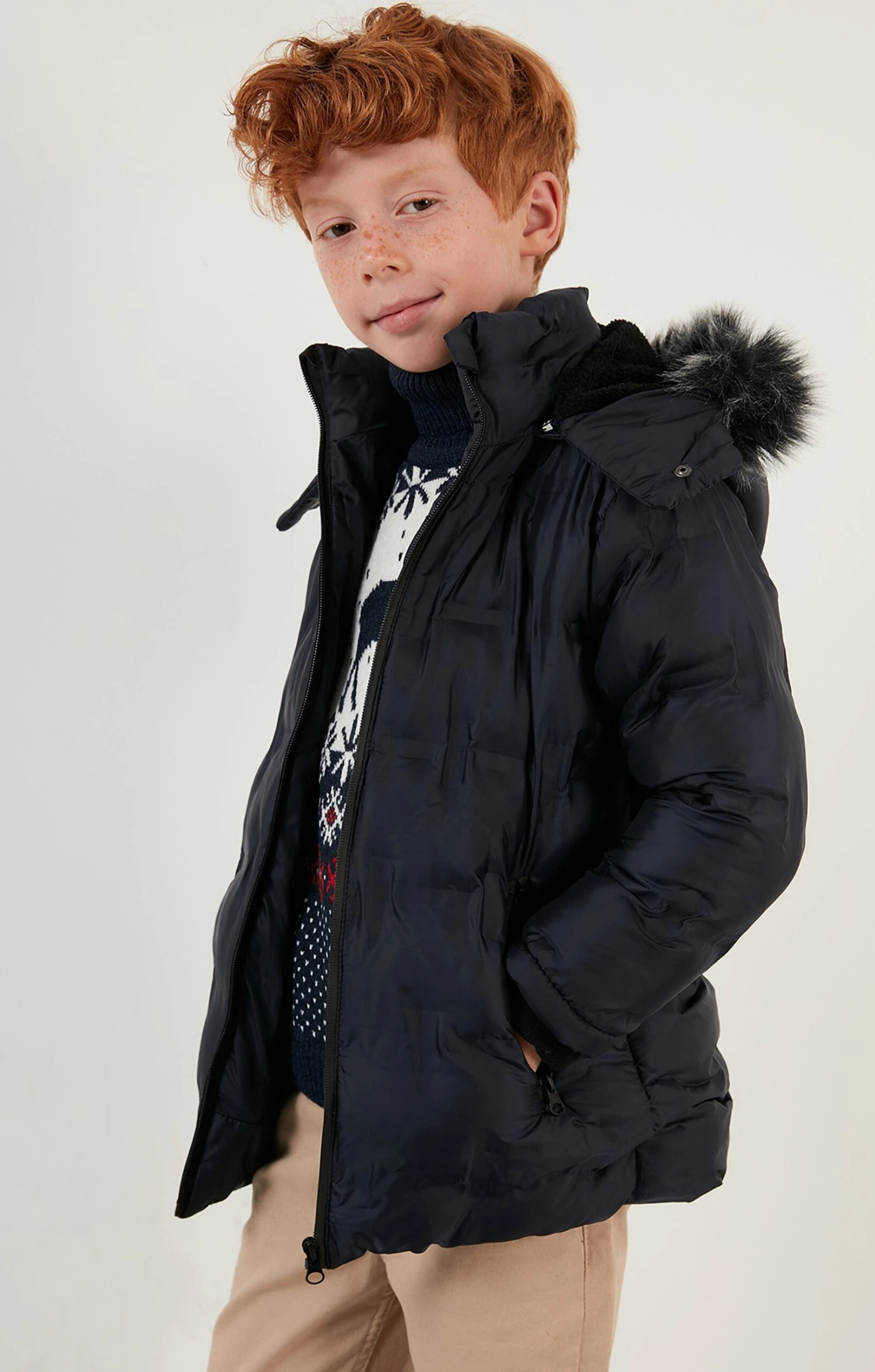 LELA Regular Fit - Abrigo De Invierno - Dark Blue - Imagen 4