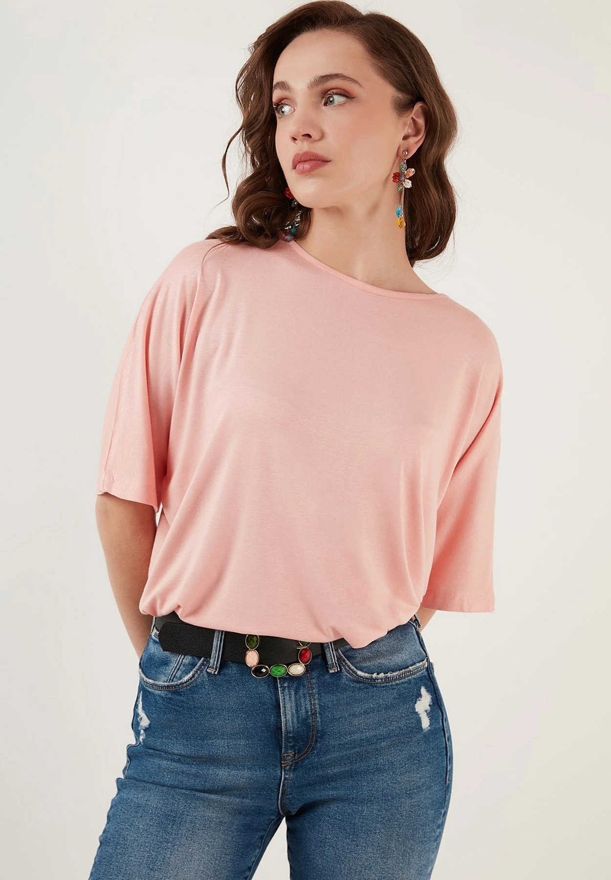 LELA Loose Fit - Blusa - Powder Pink - Imagen 5