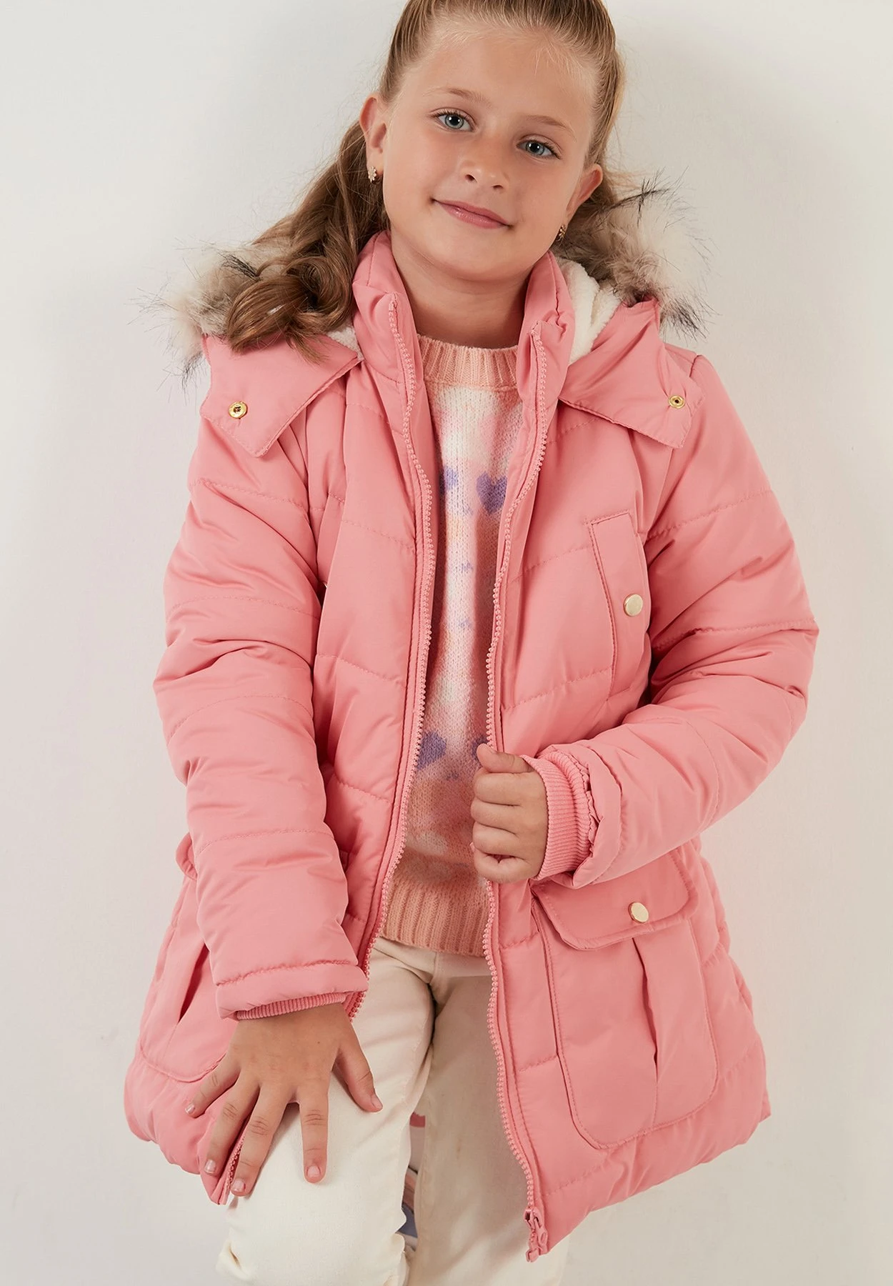 LELA Regular Fit - Abrigo De Invierno - Soft Pink - Imagen 4