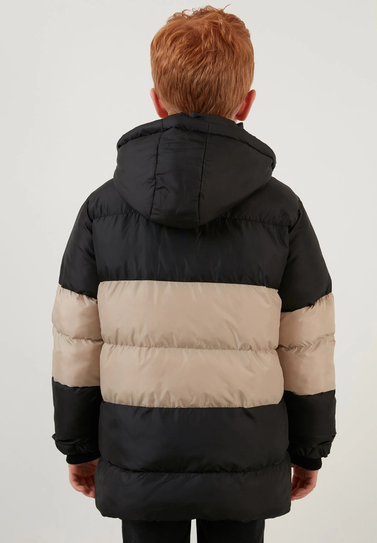 LELA Removable Hooded Inflatable - Abrigo De Invierno - Black-Stone Color-Black - Imagen 2