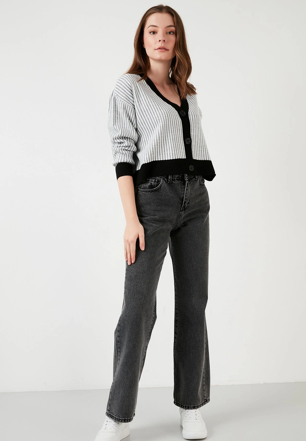 LELA Regular Fit - Chaqueta De Punto - Black - Imagen 4