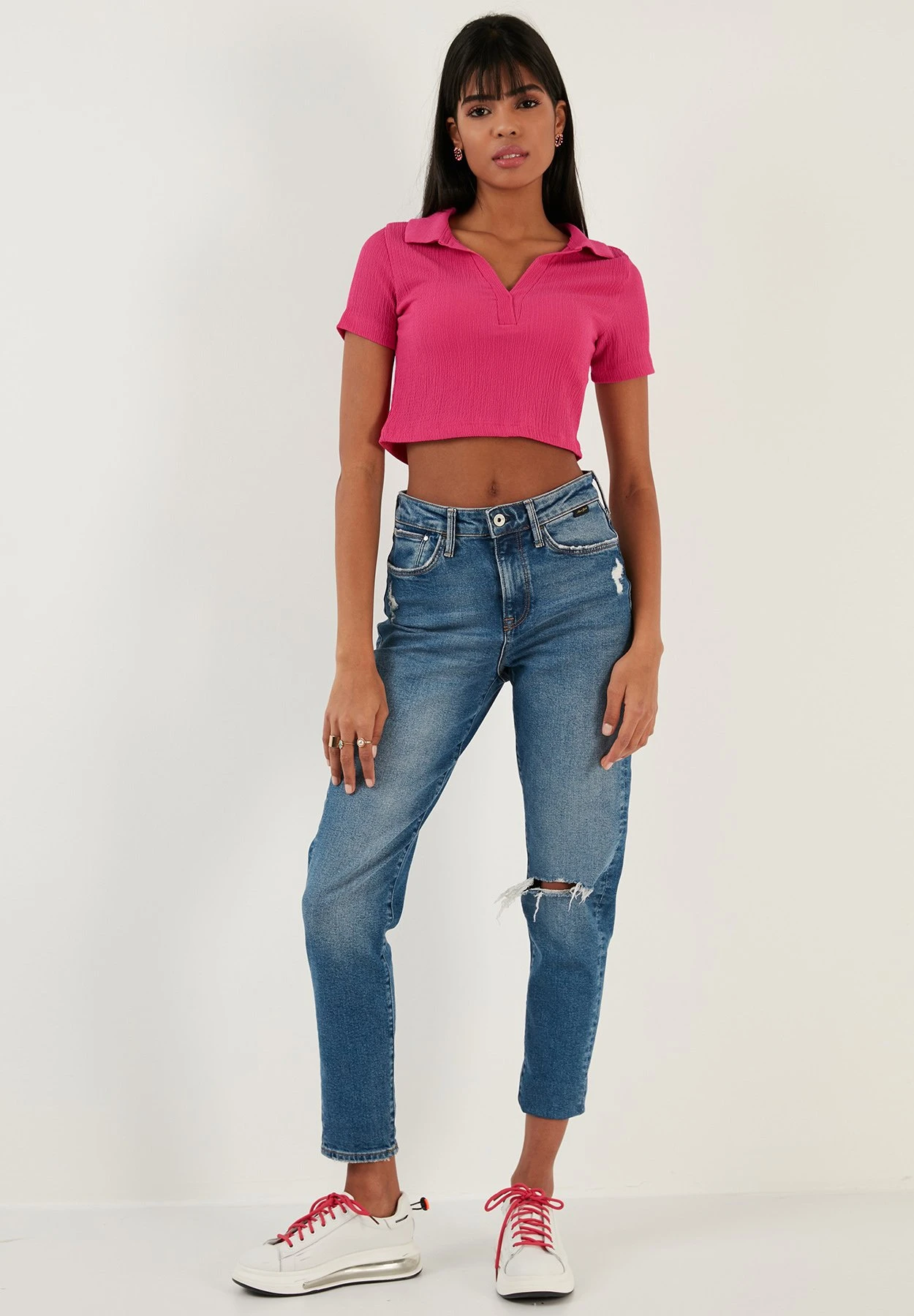 LELA Slim Fit - Blusa - Fuchsia - Imagen 2
