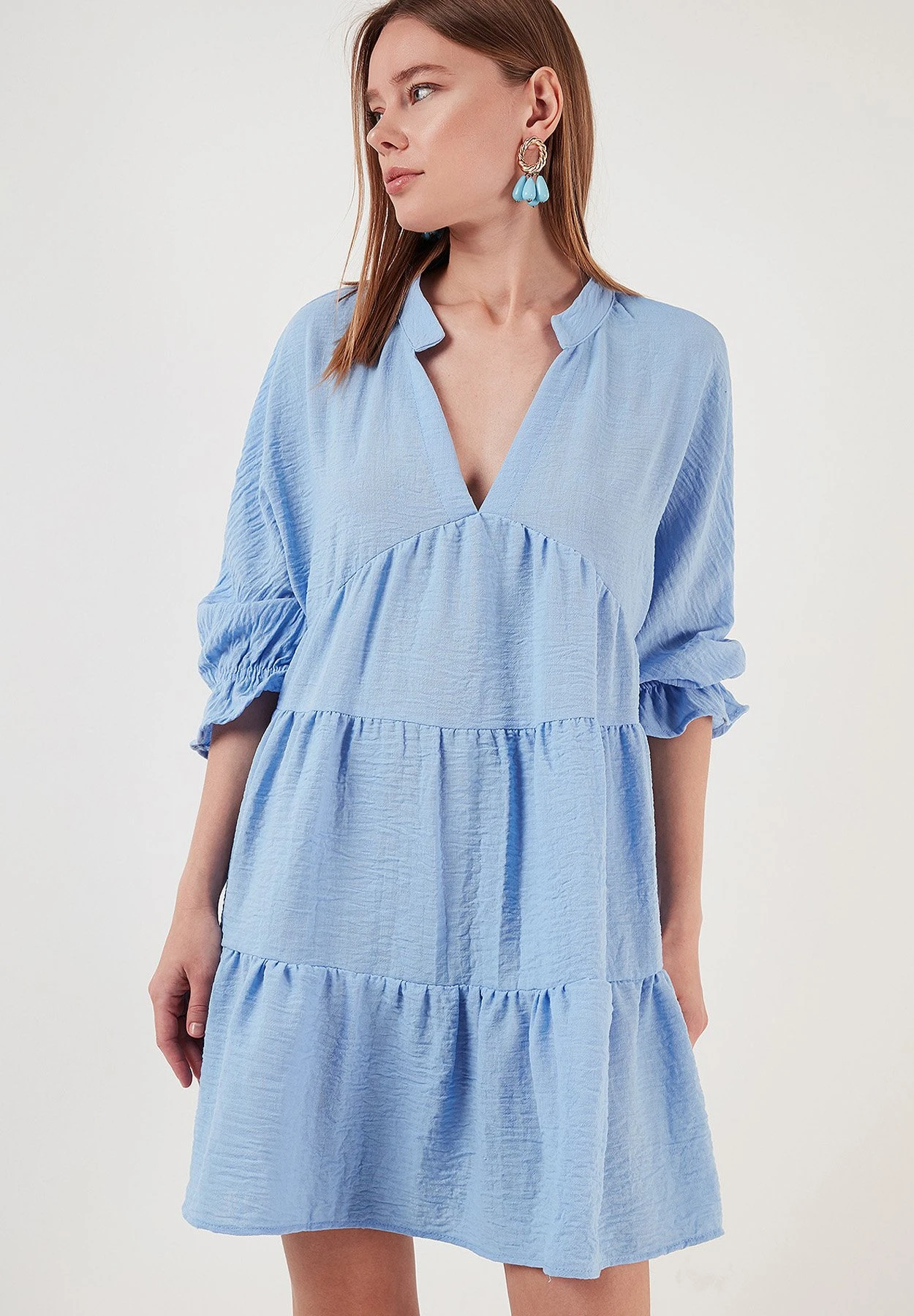 LELA Regular Fit - Vestido Informal - Blue