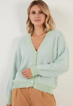 LELA Chaqueta De Punto - Sea Green