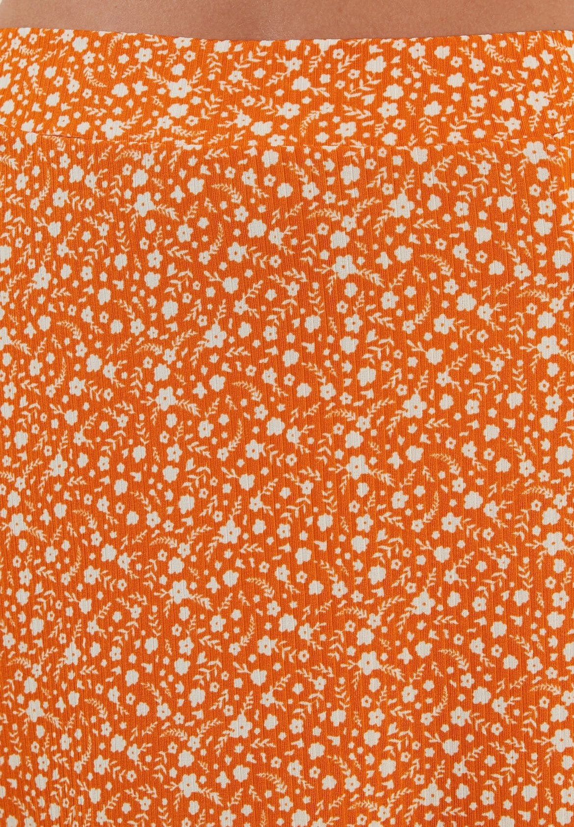 LELA Falda Acampanada - Orange - Imagen 5