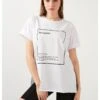 LELA Oversized - Camiseta Estampada - White