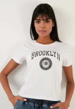 LELA Camiseta Estampada - White