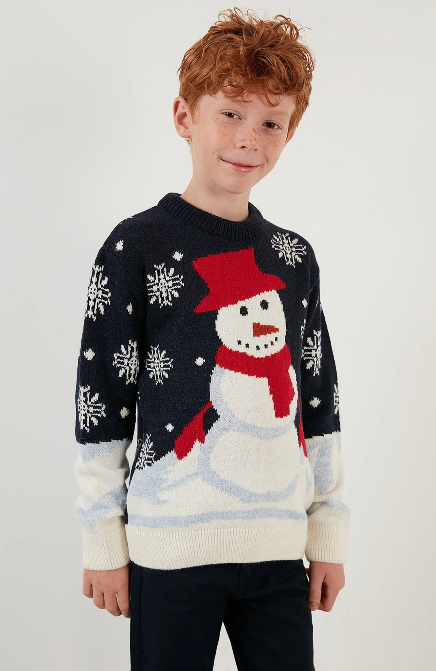 LELA Regular Fit - Jersey De Punto - Dark Blue - Imagen 2