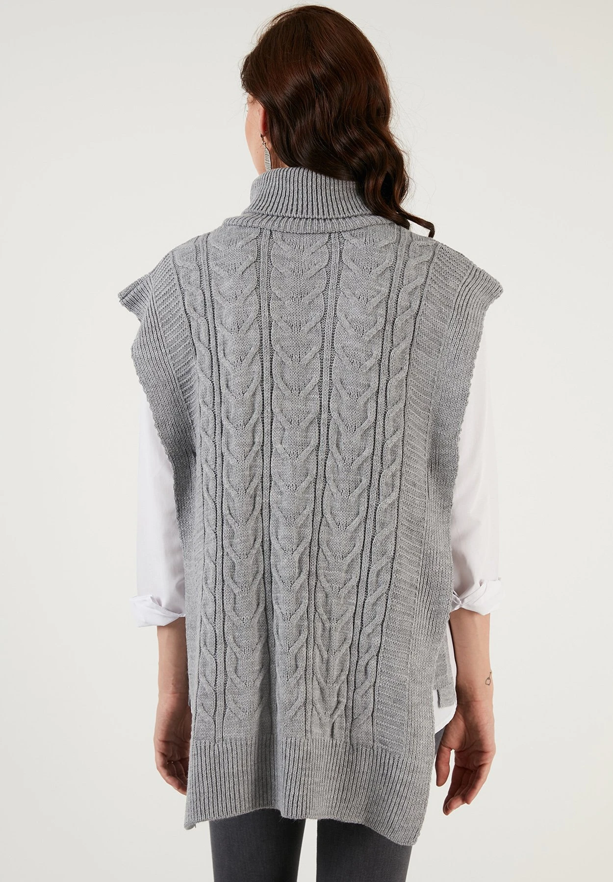 LELA Regular Fit - Jersey De Punto - Grey - Imagen 3