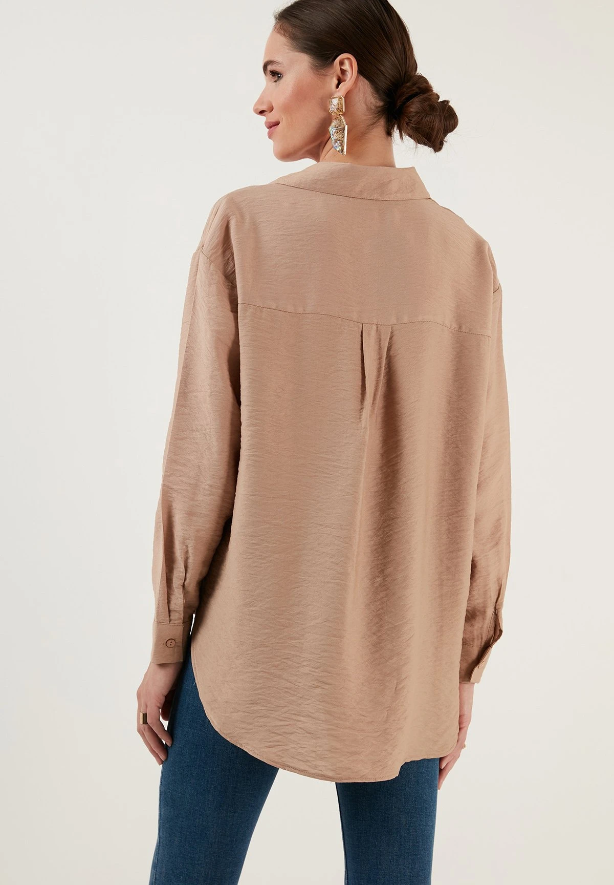 LELA Regular Fit - Camisa - Mink - Imagen 3