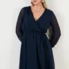 LELA Mini- Vestido Informal - Navy Blue