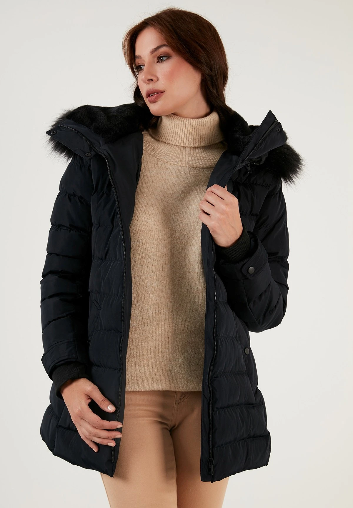 LELA Regular Fit - Abrigo De Invierno - Navy Blue - Imagen 8
