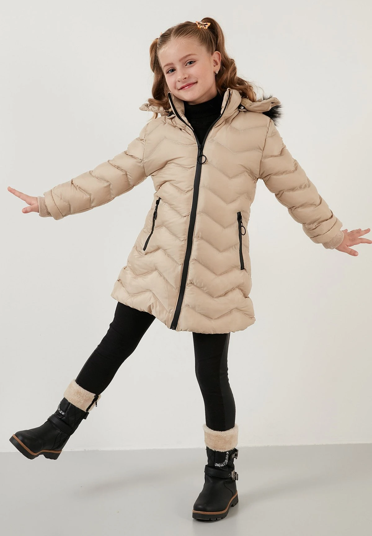LELA Regular Fit - Abrigo De Invierno - Stone Colored - Imagen 5