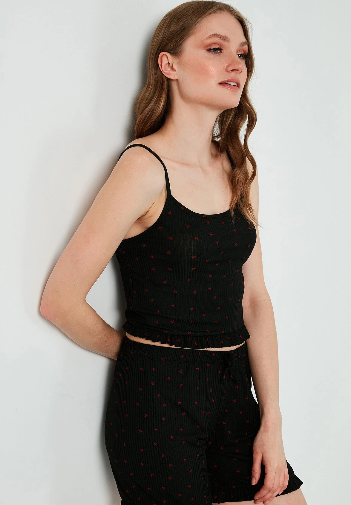 LELA Pijama - Black-Red - Imagen 5