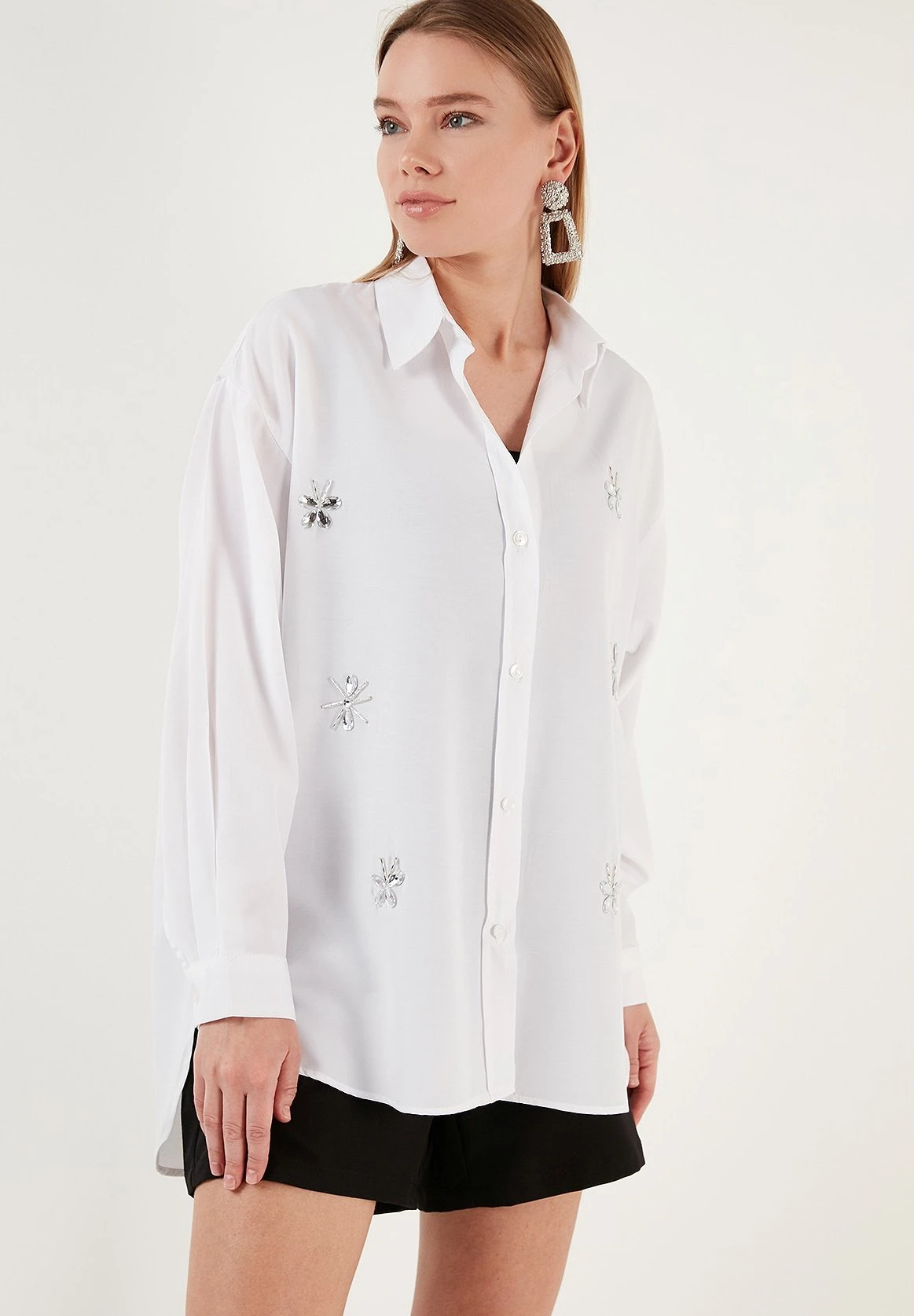 LELA Loose Fit - Camisa - White