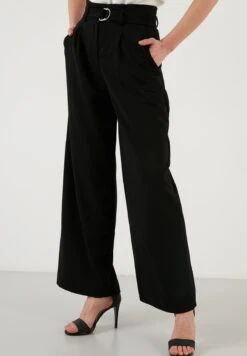 LELA Regular Fit - Pantalones - Black