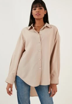 LELA Loose Fit - Camisa - Stone