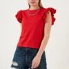 LELA Camiseta Estampada - Red