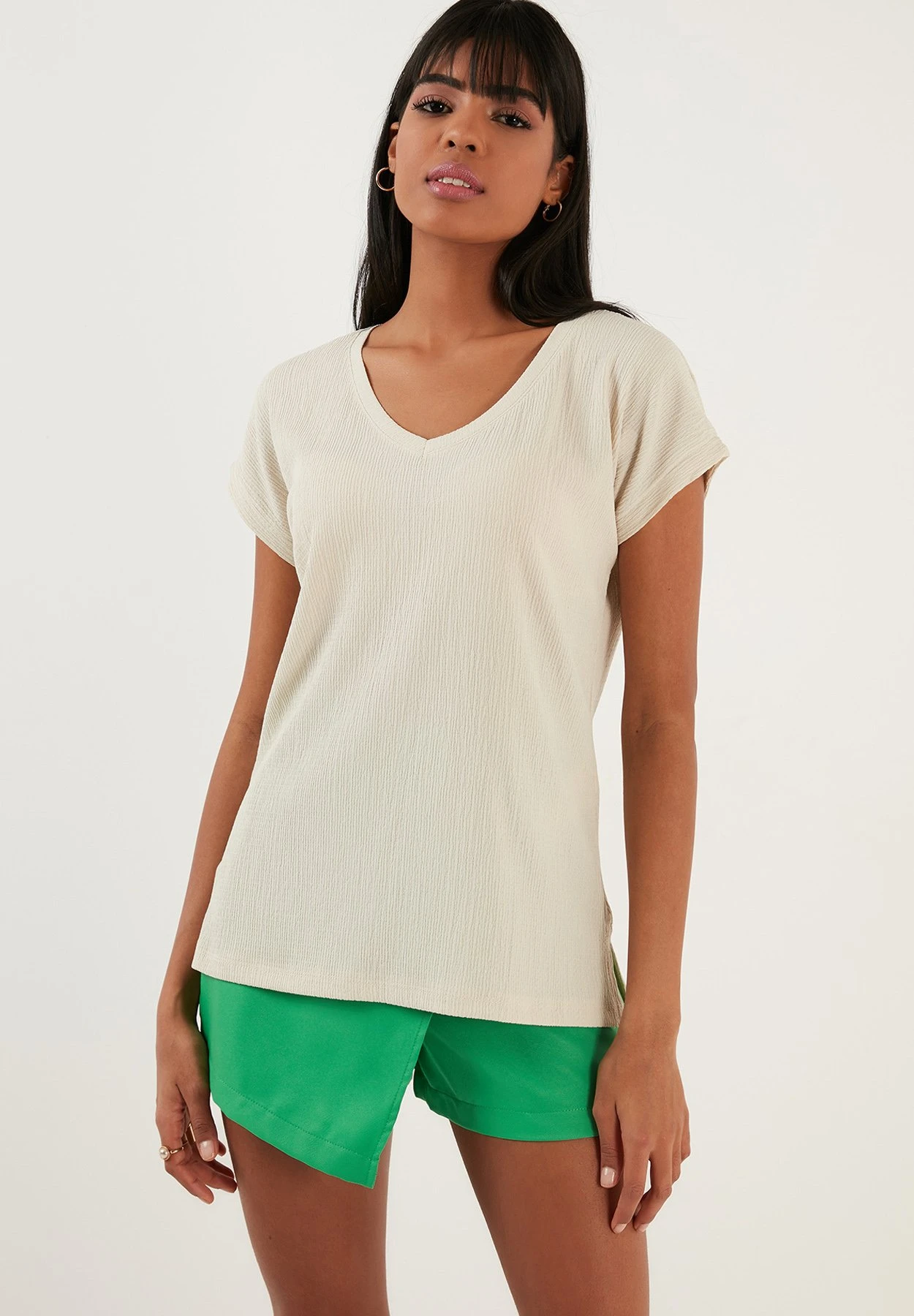 LELA Regular Fit - Blusa - Stone - Imagen 4