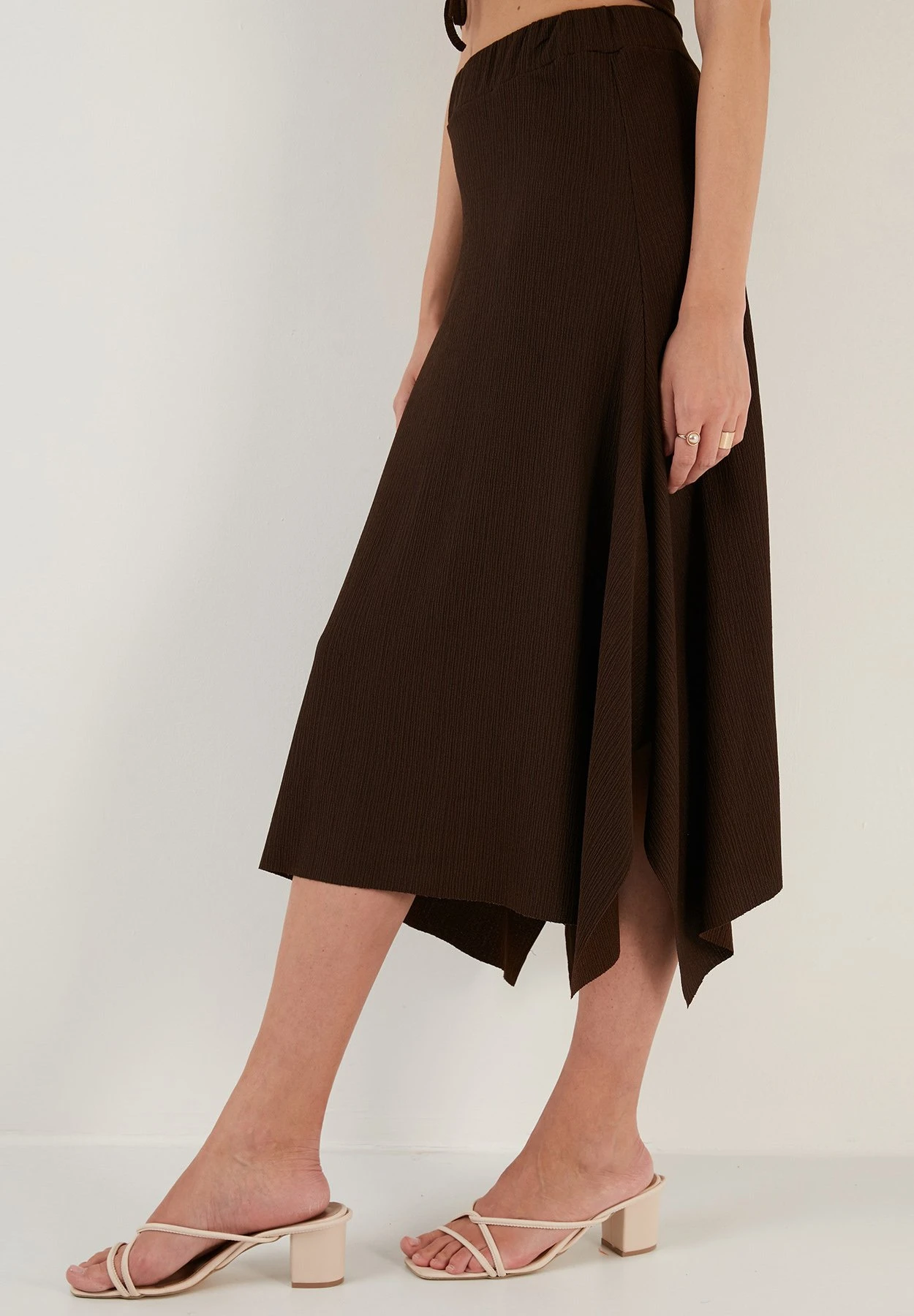 LELA Falda Acampanada - Brown - Imagen 5