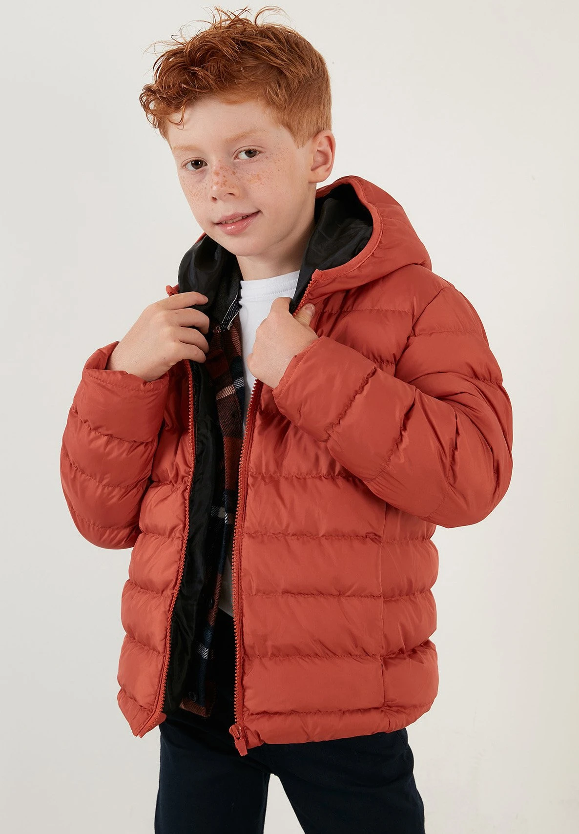 LELA Regular Fit - Chaqueta De Invierno - Brick Red - Imagen 6