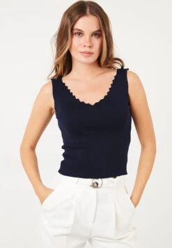 LELA Regular Fit - Top - Navy Blue