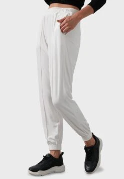 LELA Regular Fit - Pantalones Deportivos - Ecru